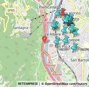 Mappa Tangenziale Ovest, 38121 Trento TN, Italia (1.099)