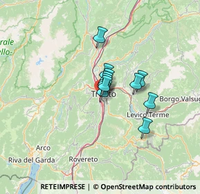 Mappa Tangenziale Ovest, 38121 Trento TN, Italia (7.29909)