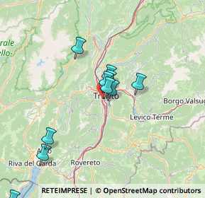 Mappa Tangenziale Ovest, 38121 Trento TN, Italia (17.88417)