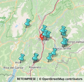 Mappa Tangenziale Ovest, 38121 Trento TN, Italia (13.34692)
