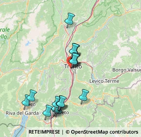 Mappa Tangenziale Ovest, 38121 Trento TN, Italia (14.96833)