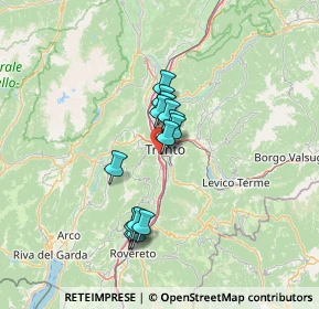 Mappa Tangenziale Ovest, 38121 Trento TN, Italia (9.90857)
