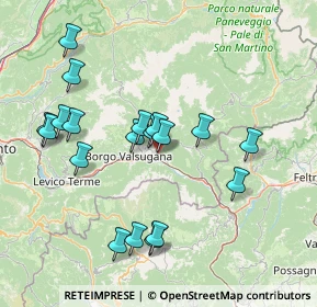 Mappa 38059 Ivano-fracena TN, Italia (15.00737)