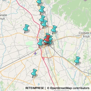 Mappa Via della Vigna, 33100 Udine UD, Italia (6.29786)