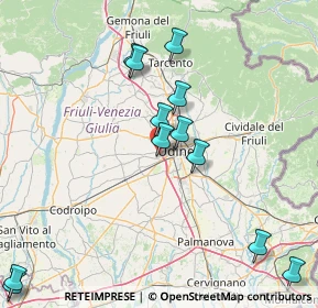 Mappa Via Giovan Battista Tiepolo, 33037 Pasian di Prato UD, Italia (18.09667)