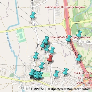 Mappa Via Giovan Battista Tiepolo, 33037 Pasian di Prato UD, Italia (0.58214)