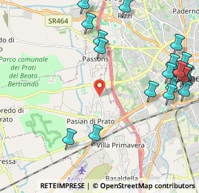 Mappa Via Giovan Battista Tiepolo, 33037 Pasian di Prato UD, Italia (2.702)