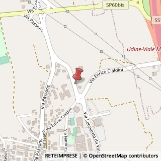 Mappa Via Giovan Battista Tiepolo, 8/9, 33037 Pasian di Prato, Udine (Friuli-Venezia Giulia)