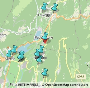 Mappa Via delle Fontane, 38070 Padergnone TN, Italia (2.20538)