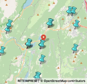 Mappa Via delle Fontane, 38070 Padergnone TN, Italia (5.35)