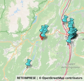 Mappa Via delle Fontane, 38070 Padergnone TN, Italia (9.245)