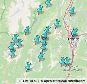 Mappa Via delle Fontane, 38070 Padergnone TN, Italia (8.323)