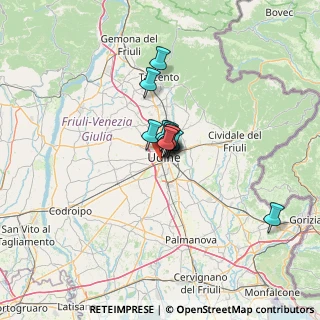 Mappa Via Gaeta, 33100 Udine UD, Italia (5.94917)