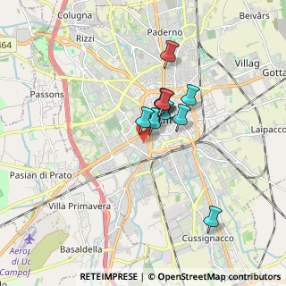 Mappa Via Gaeta, 33100 Udine UD, Italia (1.17909)