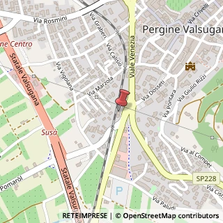 Mappa Viale Venezia, 52, 38057 Pergine Valsugana, Trento (Trentino-Alto Adige)