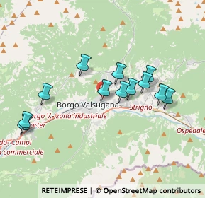 Mappa Via Francesco Antonio Alpruni, 38051 Borgo Valsugana TN, Italia (3.34333)