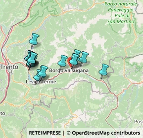 Mappa Via Francesco Antonio Alpruni, 38051 Borgo Valsugana TN, Italia (13.701)