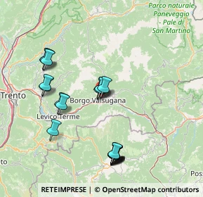 Mappa Via Francesco Antonio Alpruni, 38051 Borgo Valsugana TN, Italia (15.4545)