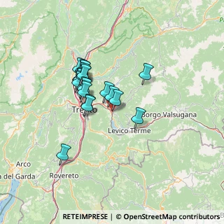 Mappa Via Calisio, 38057 Pergine Valsugana TN, Italia (10.646)