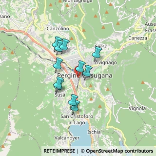 Mappa Via Calisio, 38057 Pergine Valsugana TN, Italia (1.34727)