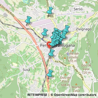Mappa Via Calisio, 38057 Pergine Valsugana TN, Italia (0.5715)