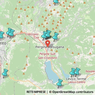 Mappa Via Calisio, 38057 Pergine Valsugana TN, Italia (5.605)