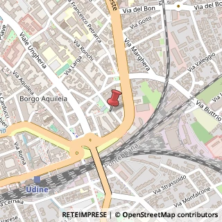 Mappa Via Vincenzo Manzini, 33, 33100 Udine, Udine (Friuli-Venezia Giulia)