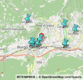 Mappa Via Telve, 38051 Borgo Valsugana TN, Italia (1.57455)