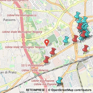 Mappa Via Cormor Alto, 33100 Udine UD, Italia (1.5585)