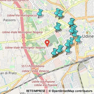 Mappa Via Cormor Alto, 33100 Udine UD, Italia (1.023)