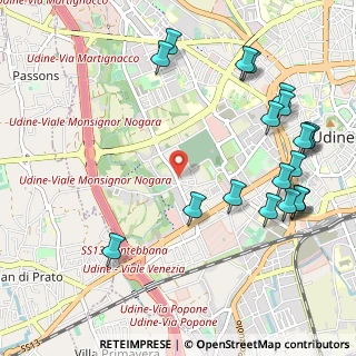 Mappa Via Cormor Alto, 33100 Udine UD, Italia (1.29)