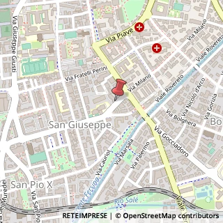 Mappa Via Vittorio Veneto, 63/1, 38122 Trento, Trento (Trentino-Alto Adige)