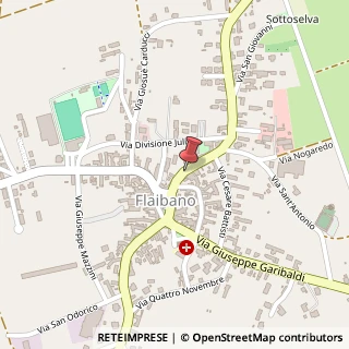 Mappa Via Indipendenza, 10, 33030 Flaibano, Udine (Friuli-Venezia Giulia)