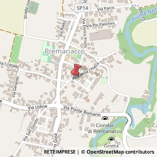 Mappa Via della Chiesa, 6, 33040 Premariacco, Udine (Friuli-Venezia Giulia)