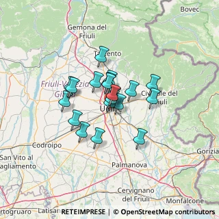 Mappa Vicolo dello Schioppettino, 33100 Udine UD, Italia (8.5185)