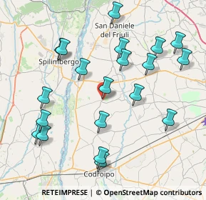 Mappa Via Indipendenza, 33030 Flaibano UD, Italia (8.586)