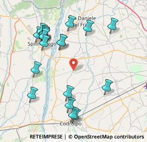 Mappa Via Indipendenza, 33030 Flaibano UD, Italia (8.7355)