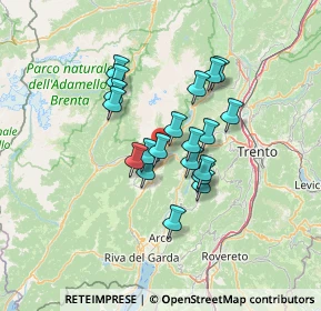 Mappa Frazione Sclemo, 38070 Stenico TN, Italia (10.048)