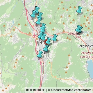 Mappa Via Aurelio Nicolodi, 38122 Trento TN, Italia (3.85474)