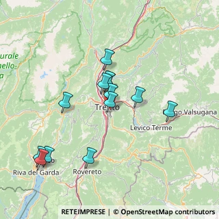 Mappa Via Aurelio Nicolodi, 38122 Trento TN, Italia (13.65538)