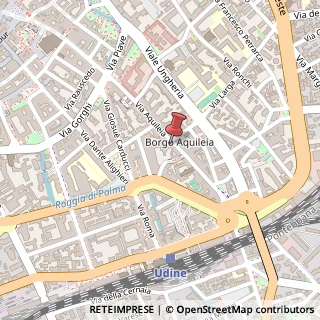 Mappa Via Aquileia, 43, 33100 Udine, Udine (Friuli-Venezia Giulia)