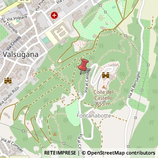 Mappa Via al castello 1, 38057 Pergine Valsugana, Trento (Trentino-Alto Adige)