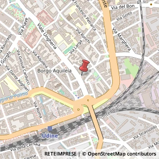 Mappa Via Giuseppe Parini, 1, 33100 Udine, Udine (Friuli-Venezia Giulia)
