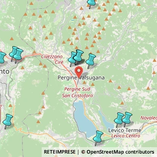 Mappa Viale Venezia, 38057 Pergine Valsugana TN, Italia (5.62071)