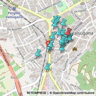 Mappa Viale Venezia, 38057 Pergine Valsugana TN, Italia (0.181)