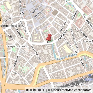 Mappa Via Francesco Crispi, 53, 33100 Udine, Udine (Friuli-Venezia Giulia)