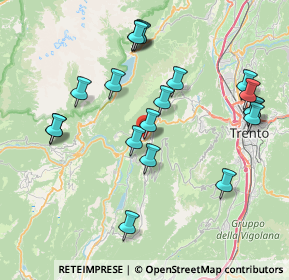 Mappa Via Nazionale, 38070 Padergnone TN, Italia (8.092)