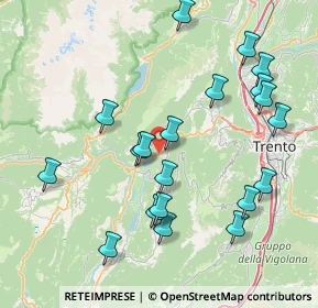 Mappa Via Nazionale, 38070 Padergnone TN, Italia (8.401)