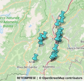 Mappa Via Nazionale, 38070 Padergnone TN, Italia (12.45833)