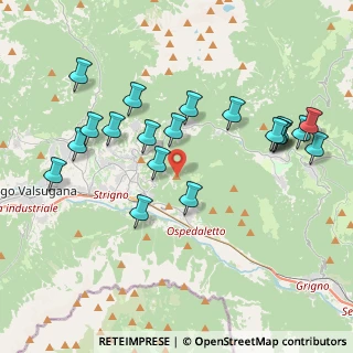Mappa Strada Monte Lefre, 38059 Ivano-fracena TN, Italia (4.134)